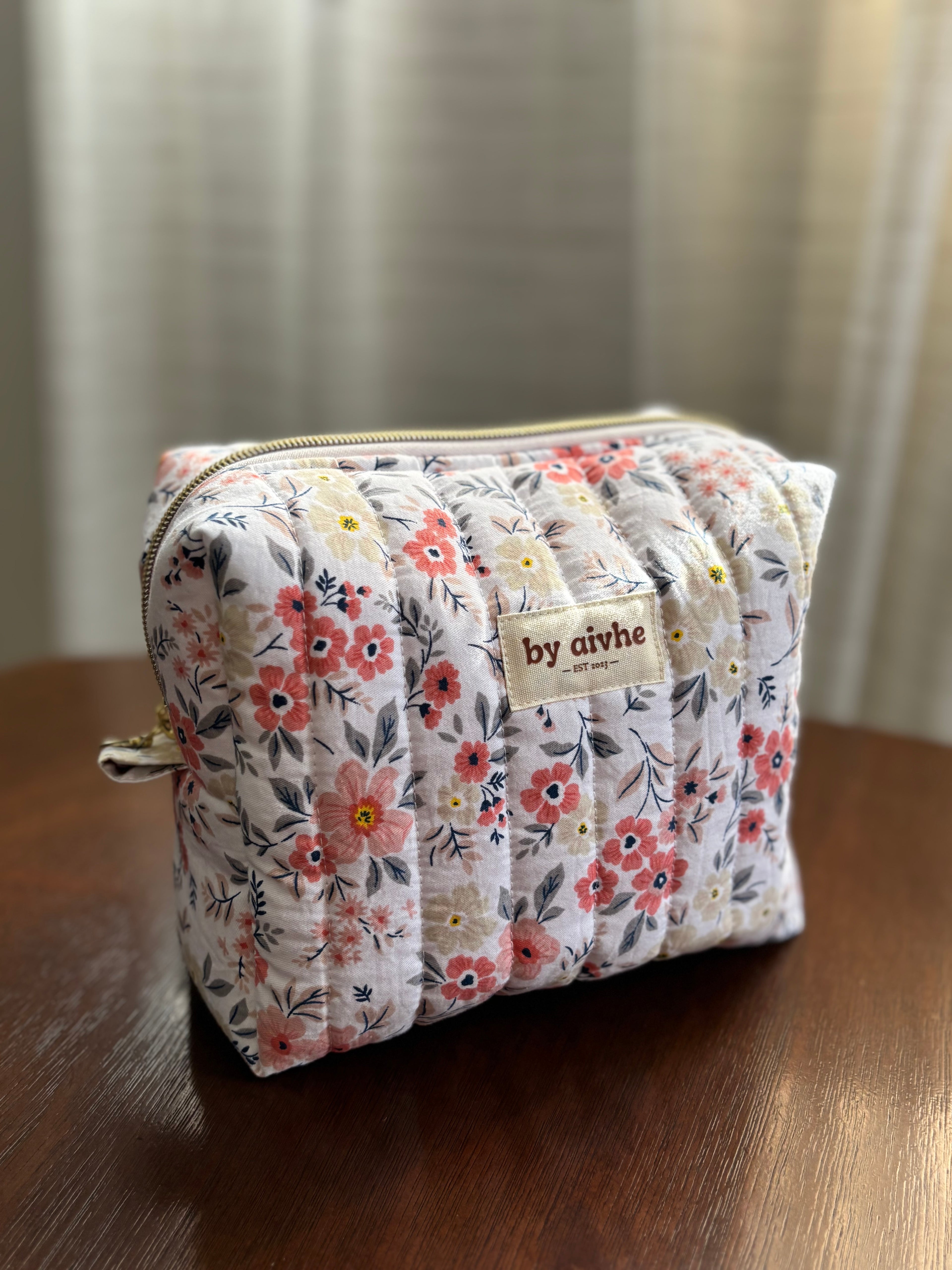 Peach Toiletry/Makeup Bag