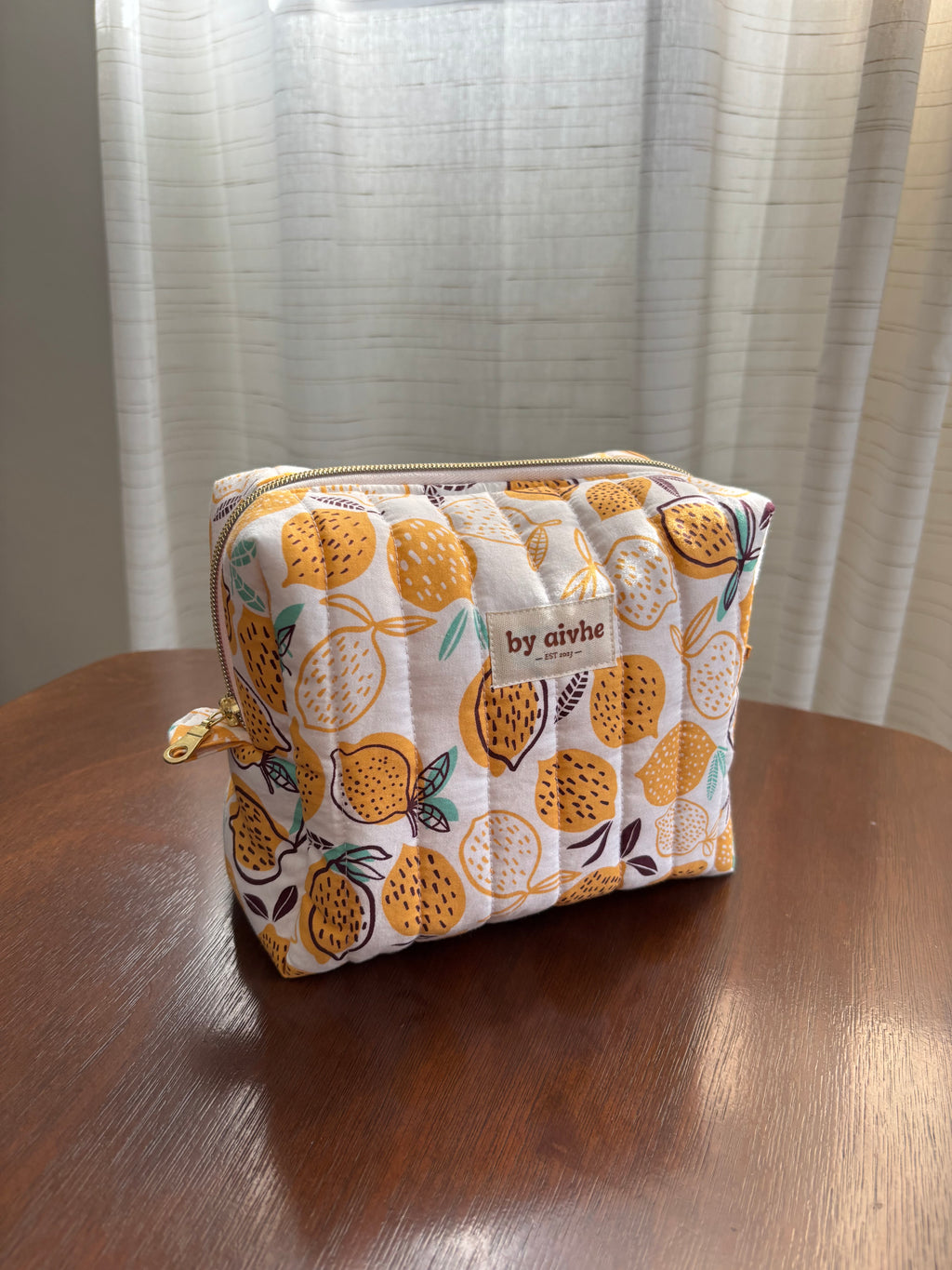 Lemon Toiletry/Makeup Bag