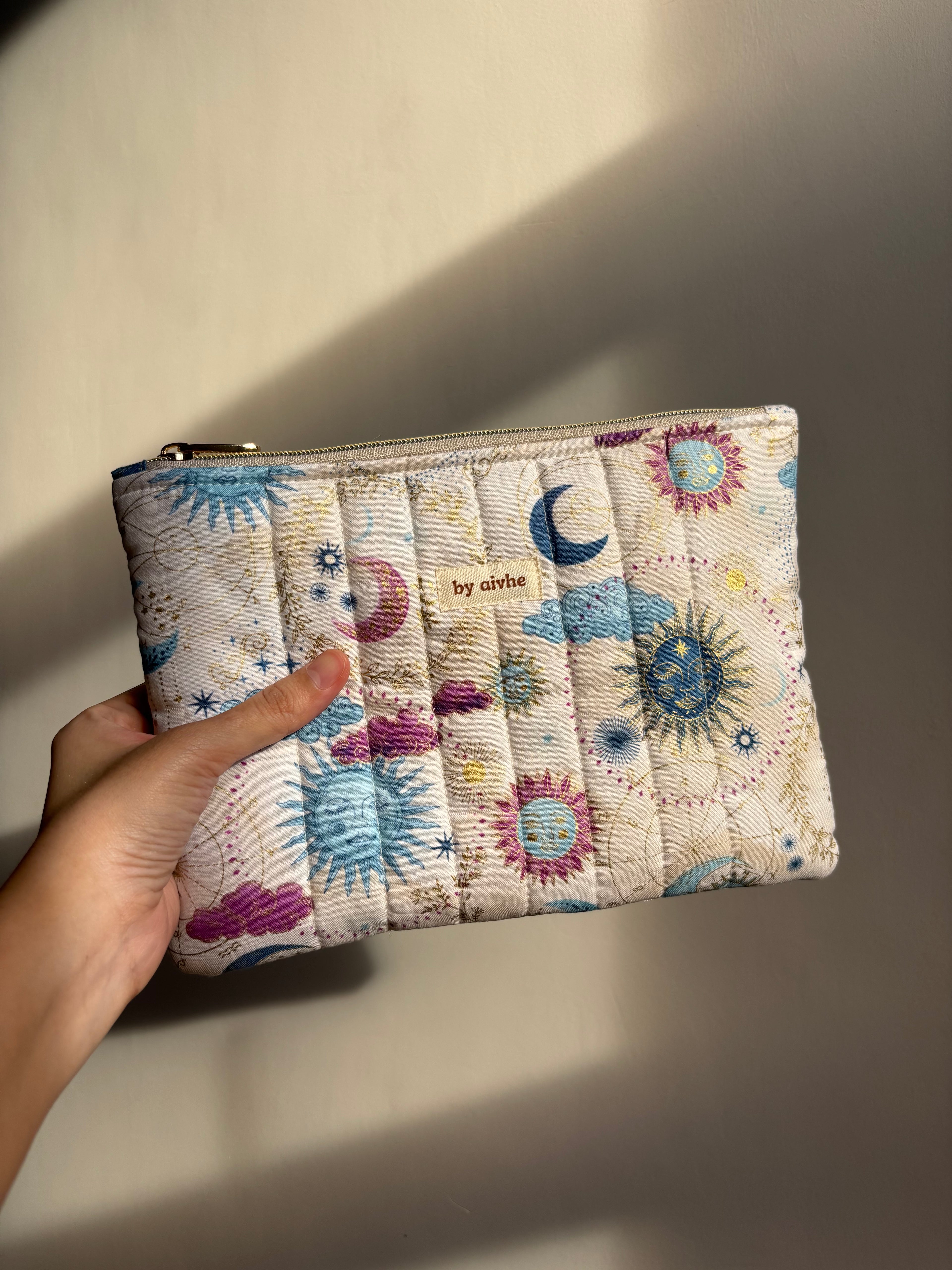 Luna Medium Quilted Pouch