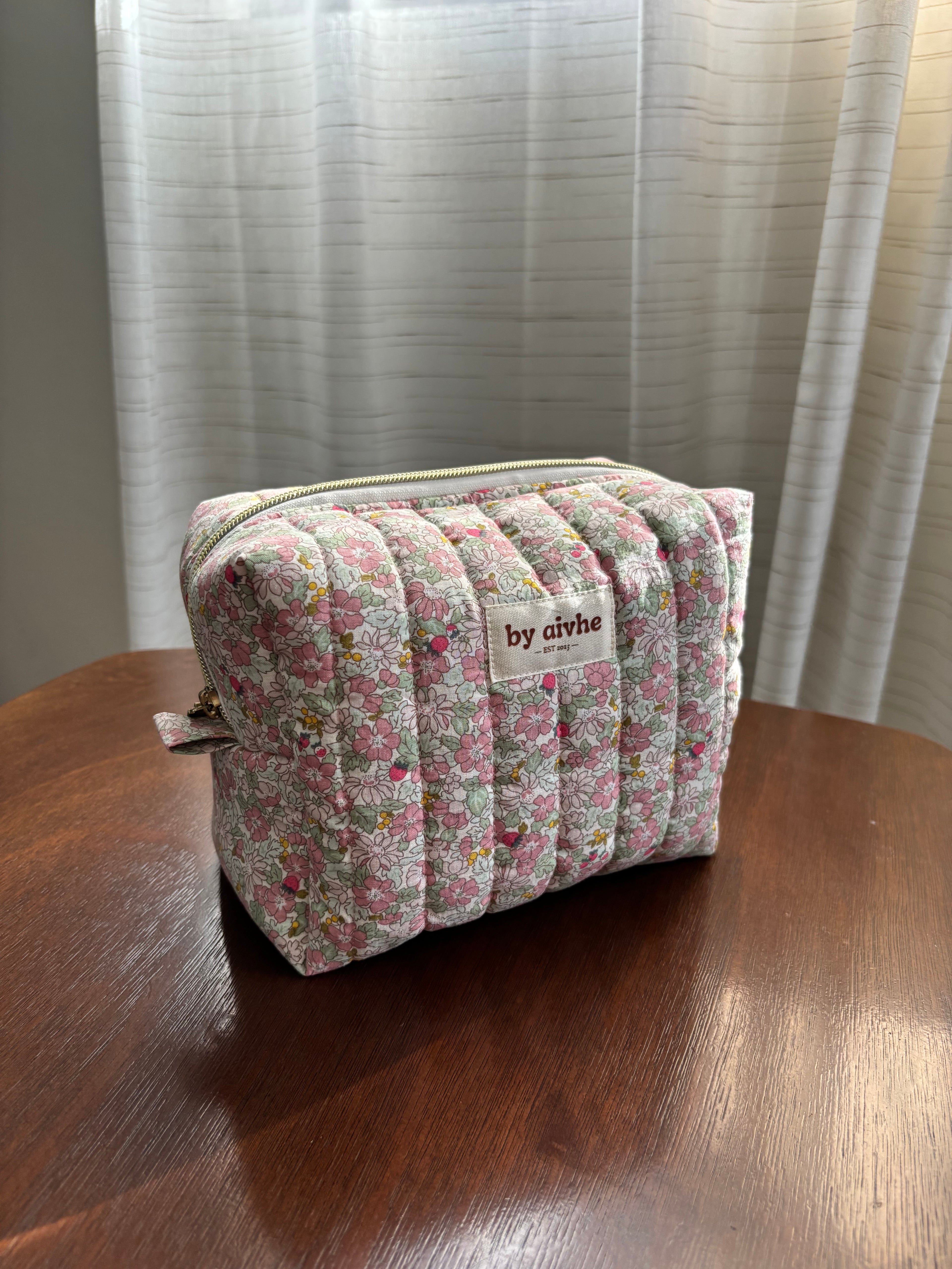 Muted Rose Toiletry/Makeup Bag
