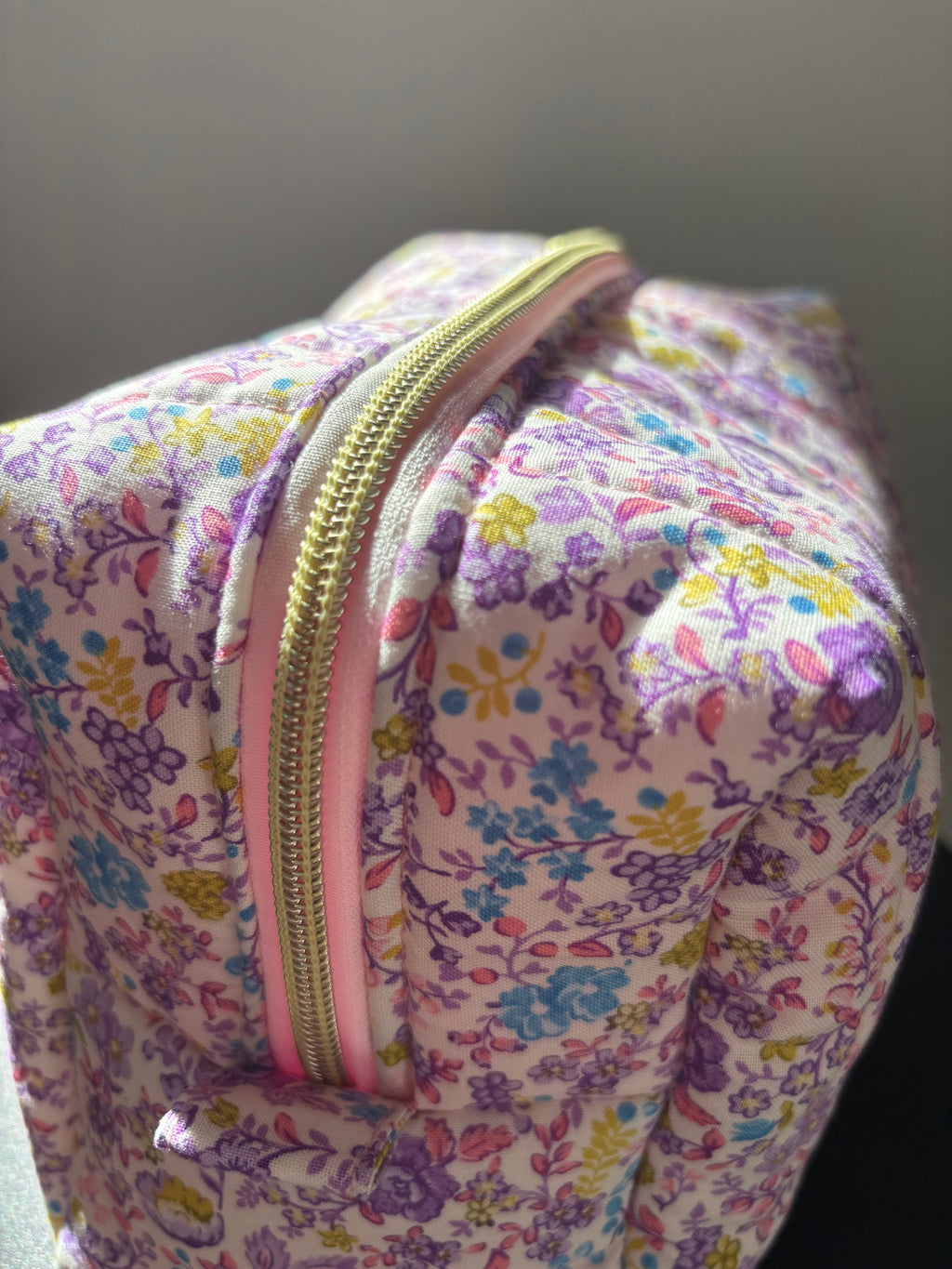 Purple Peony Toiletry/Makeup Bag