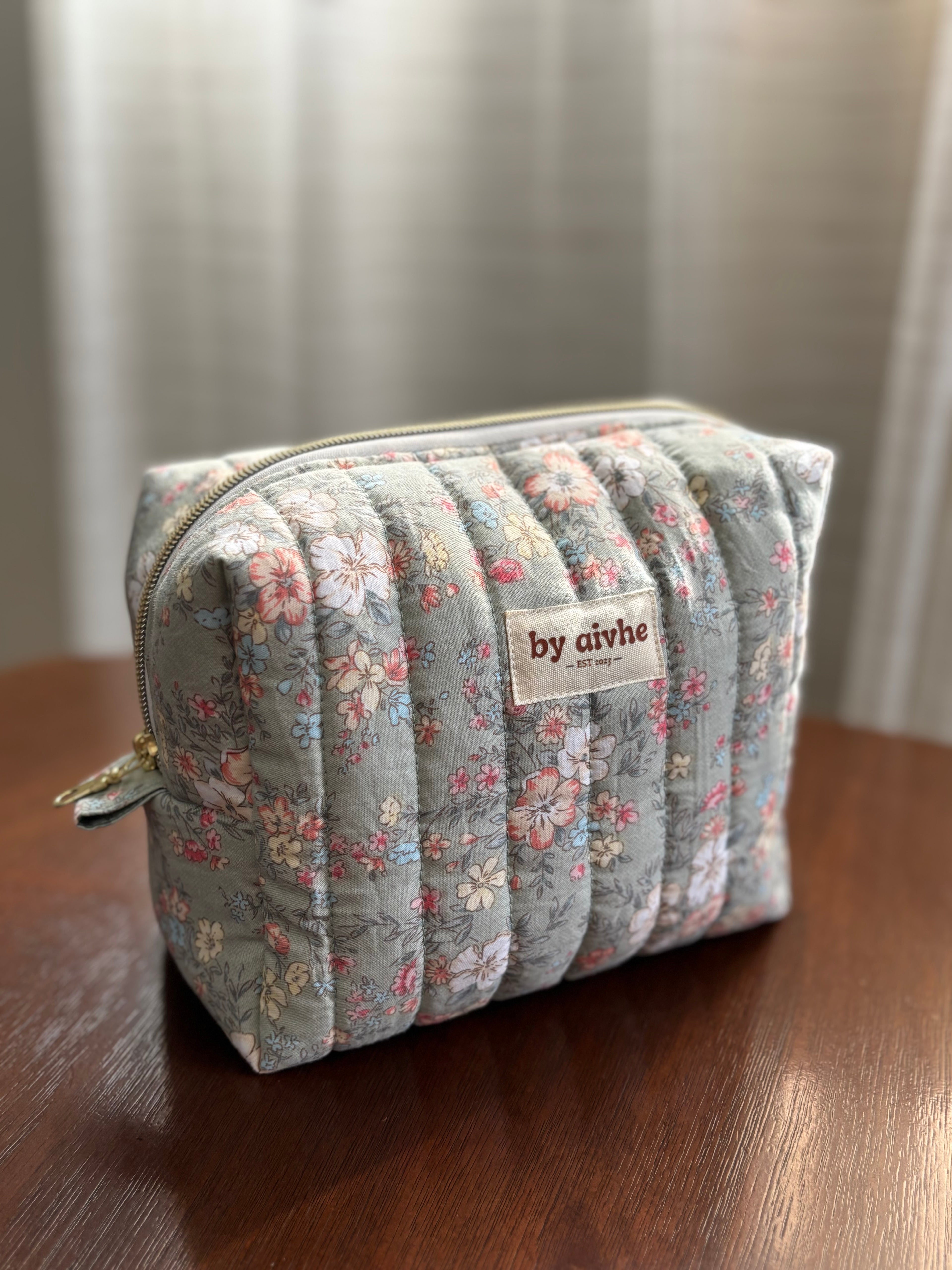 Sage Toiletry/Makeup Bag