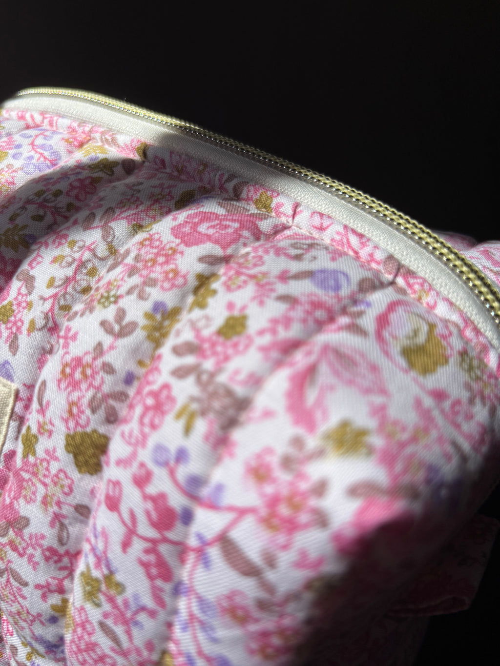 Pink Peony Toiletry/Makeup Bag