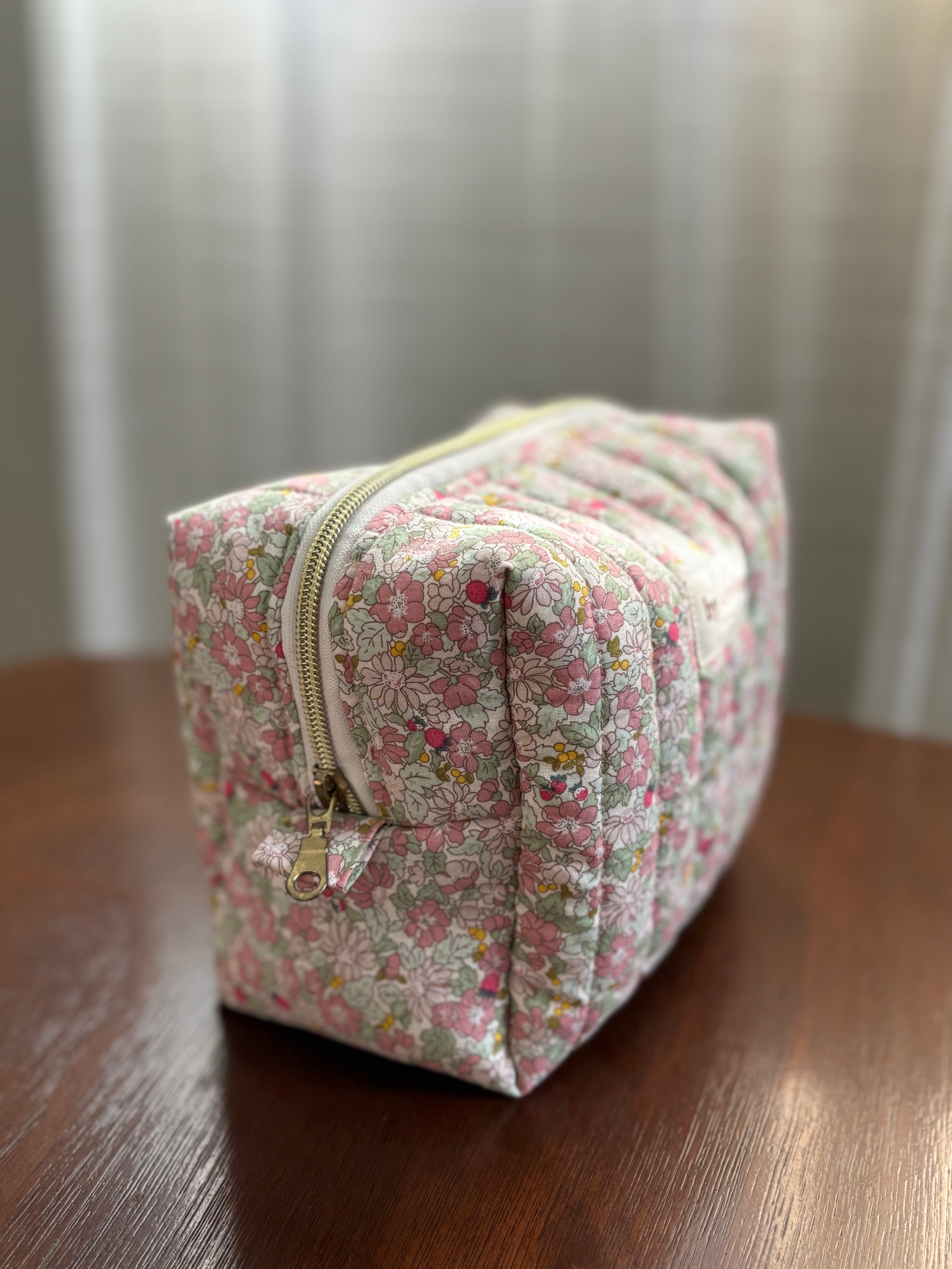 Muted Rose Toiletry/Makeup Bag