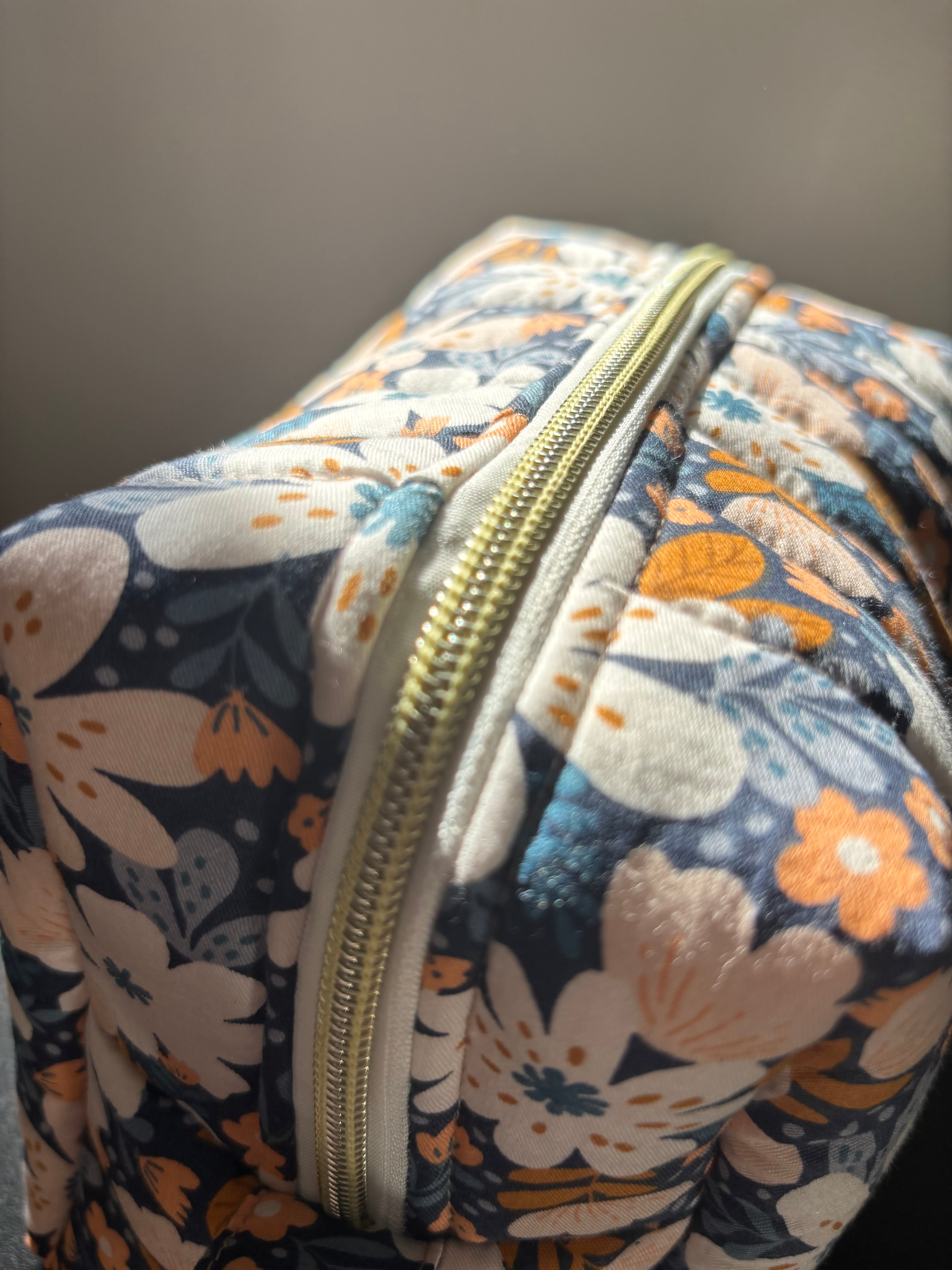 Midnight Bloom Toiletry/Makeup Bag