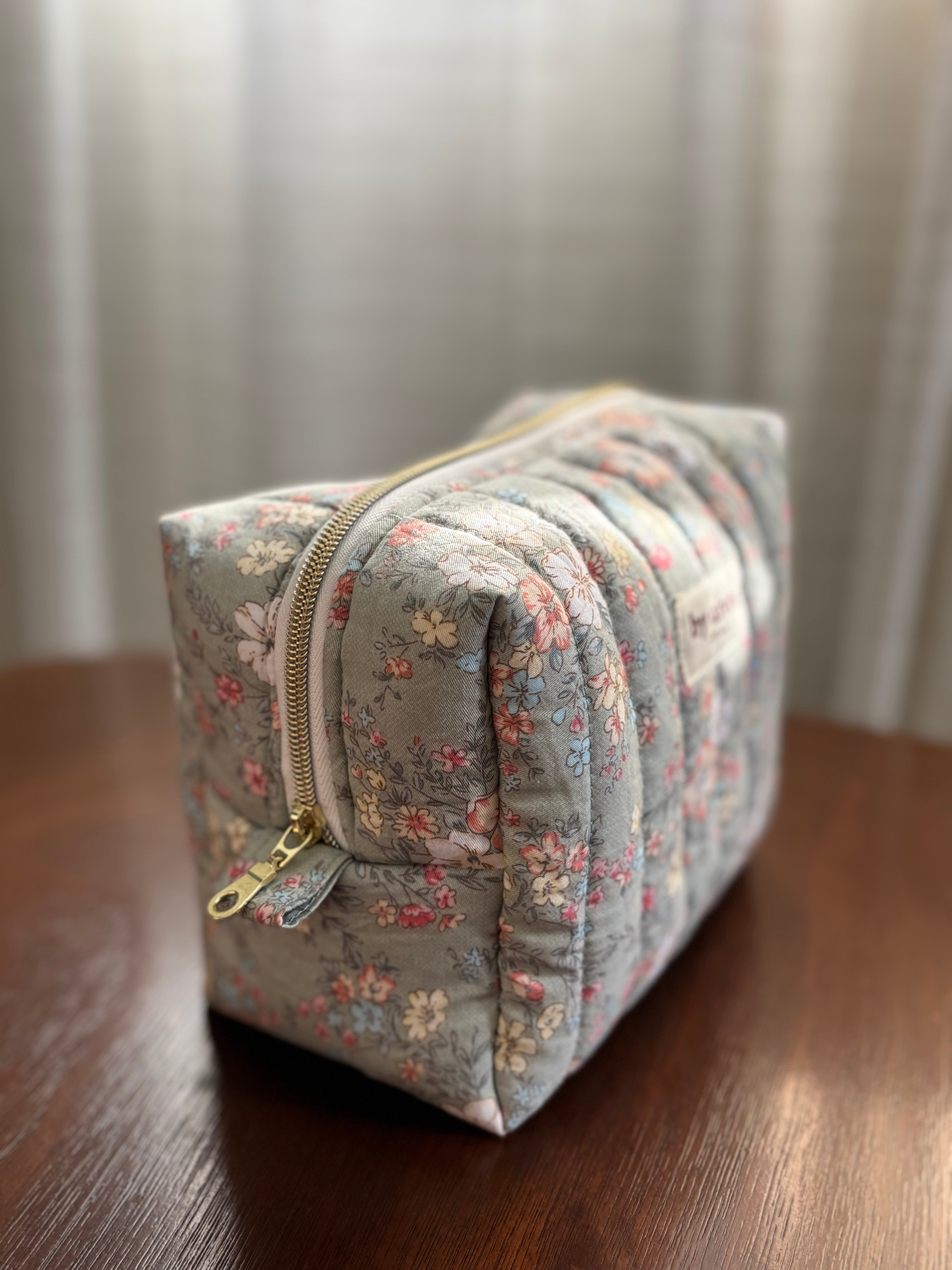Sage Toiletry/Makeup Bag