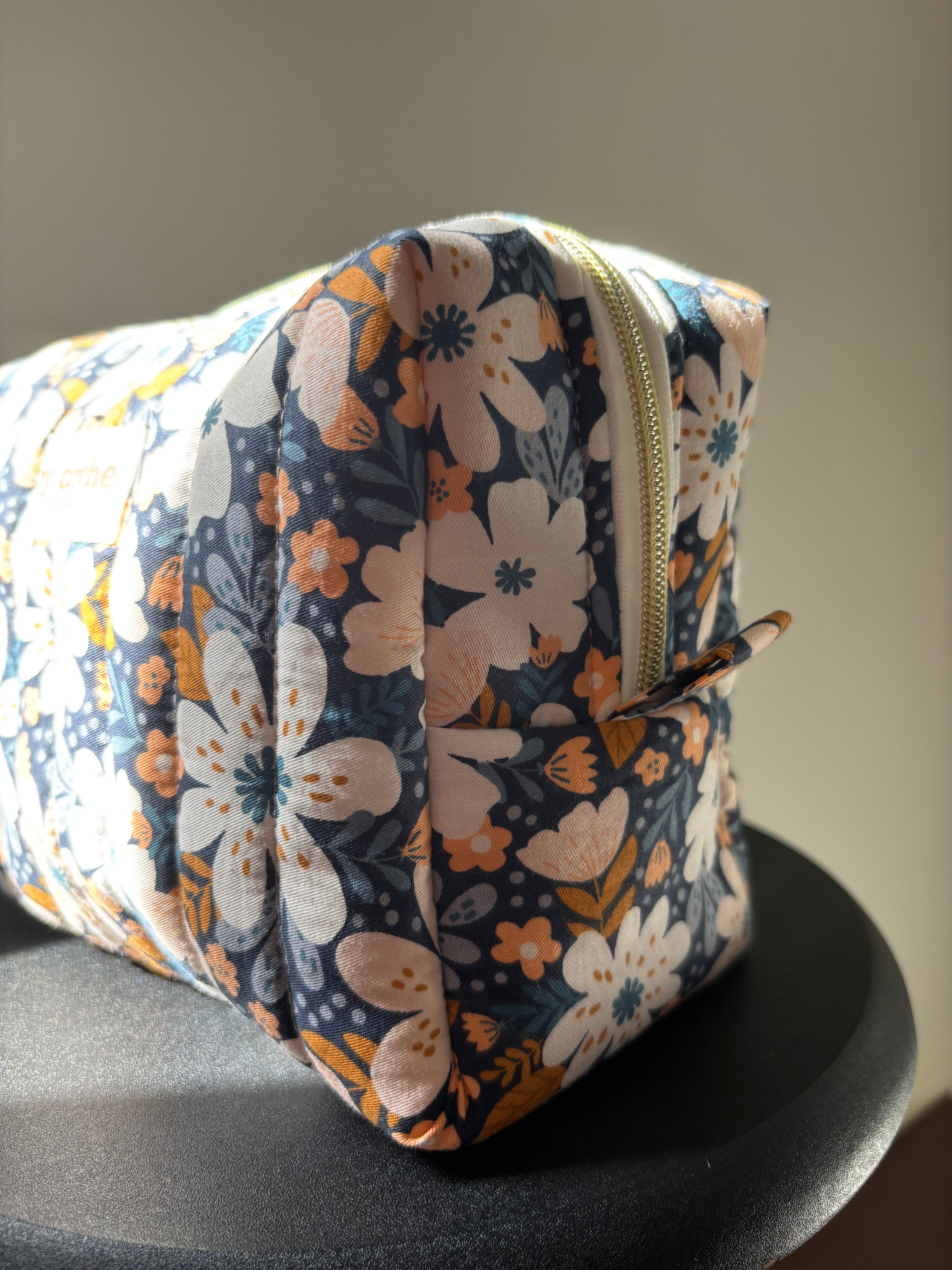 Midnight Bloom Toiletry/Makeup Bag