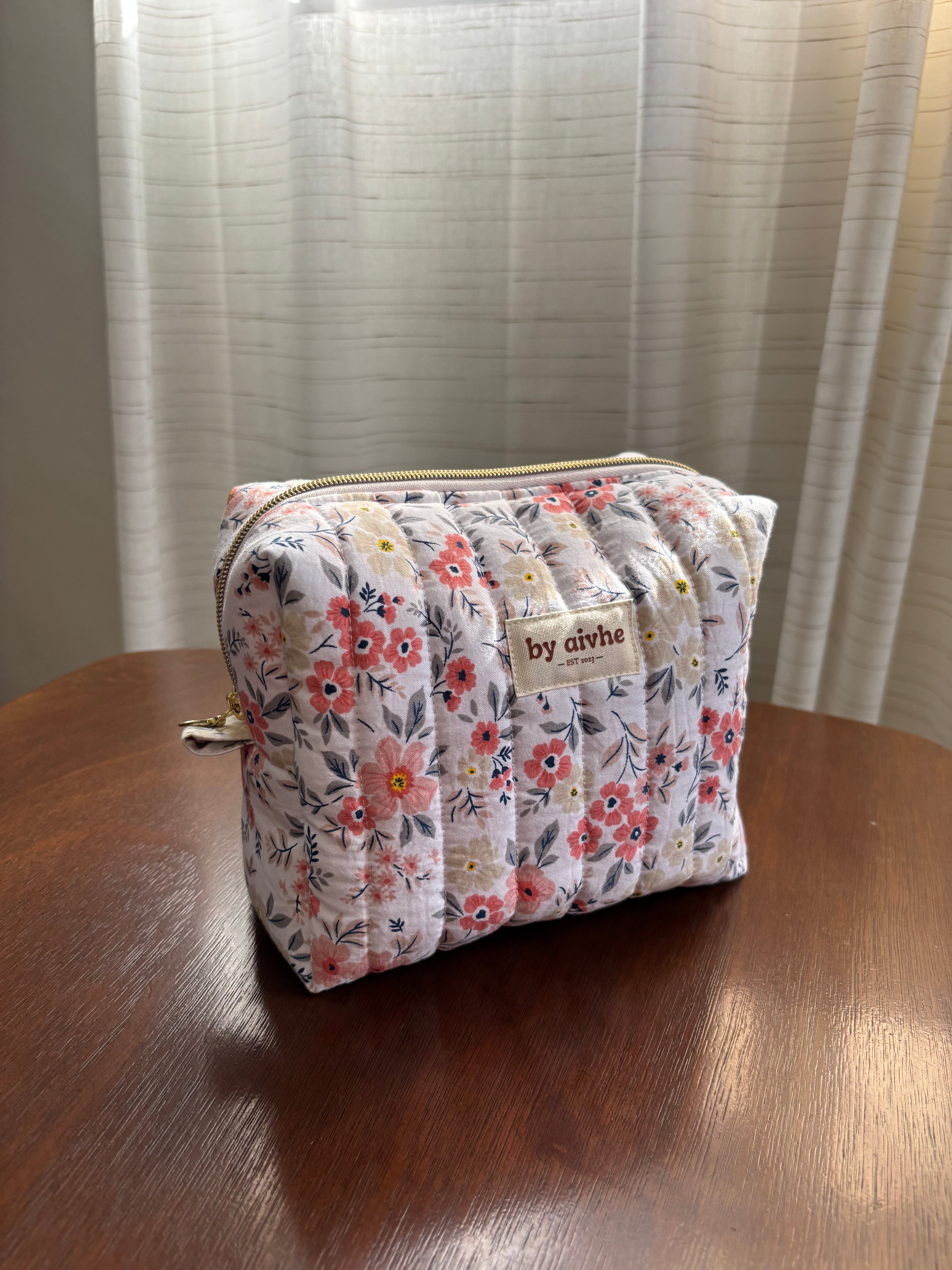 Peach Toiletry/Makeup Bag