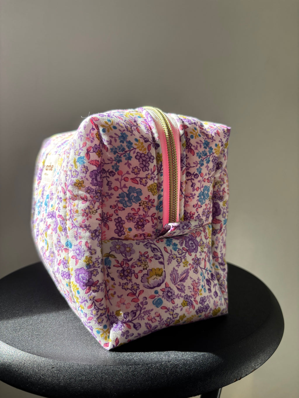 Purple Peony Toiletry/Makeup Bag
