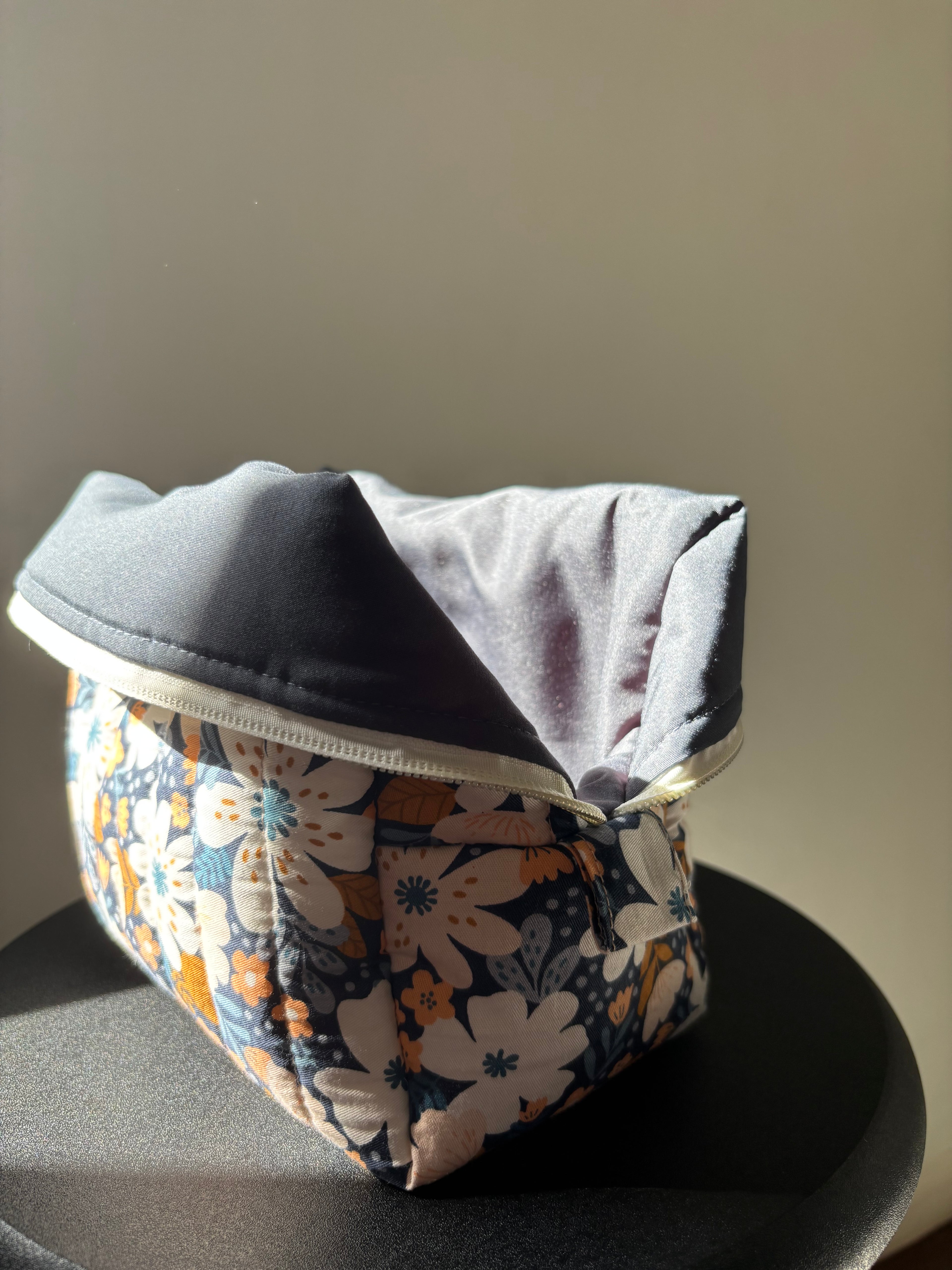 Midnight Bloom Toiletry/Makeup Bag