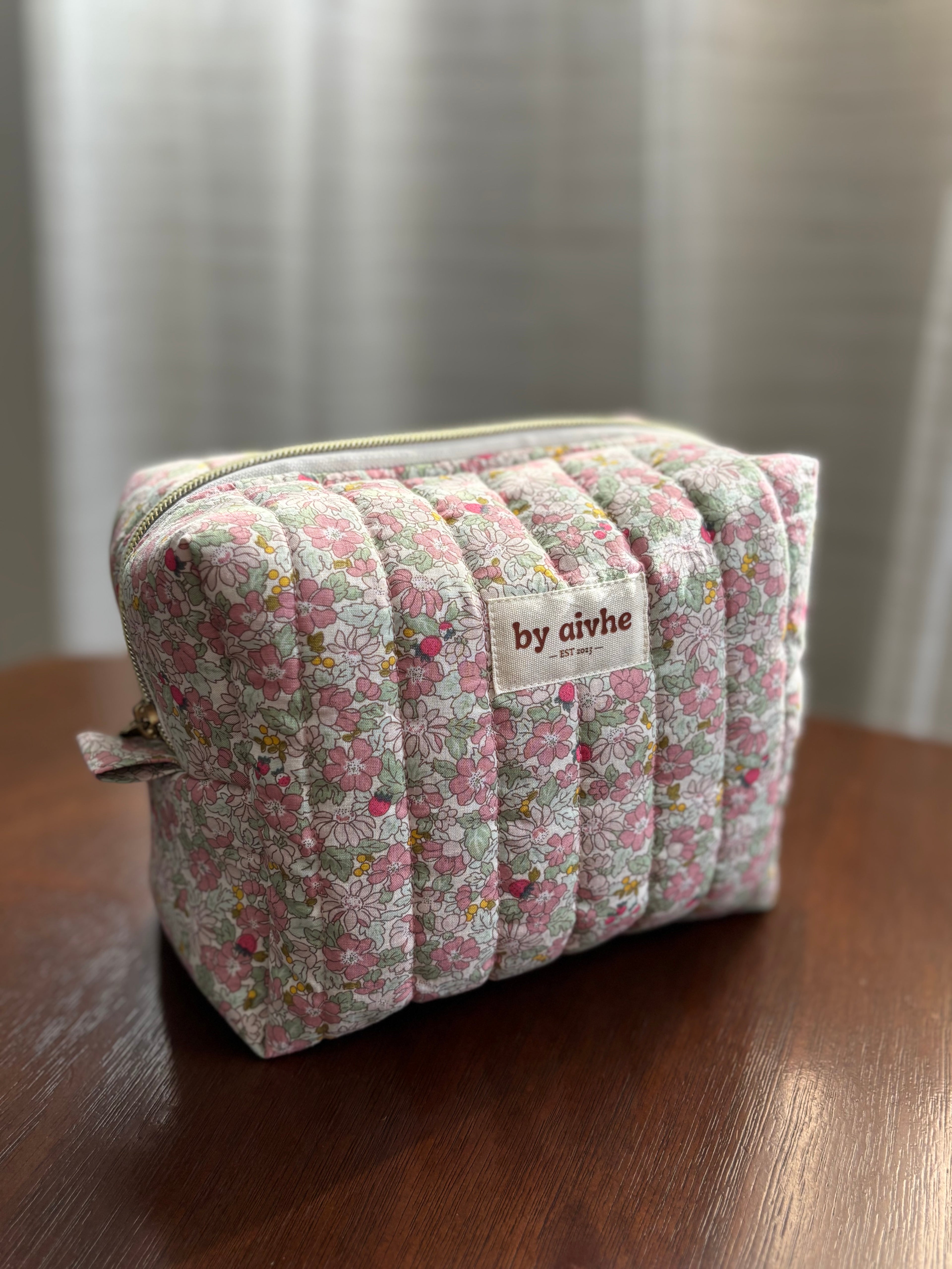 Muted Rose Toiletry/Makeup Bag