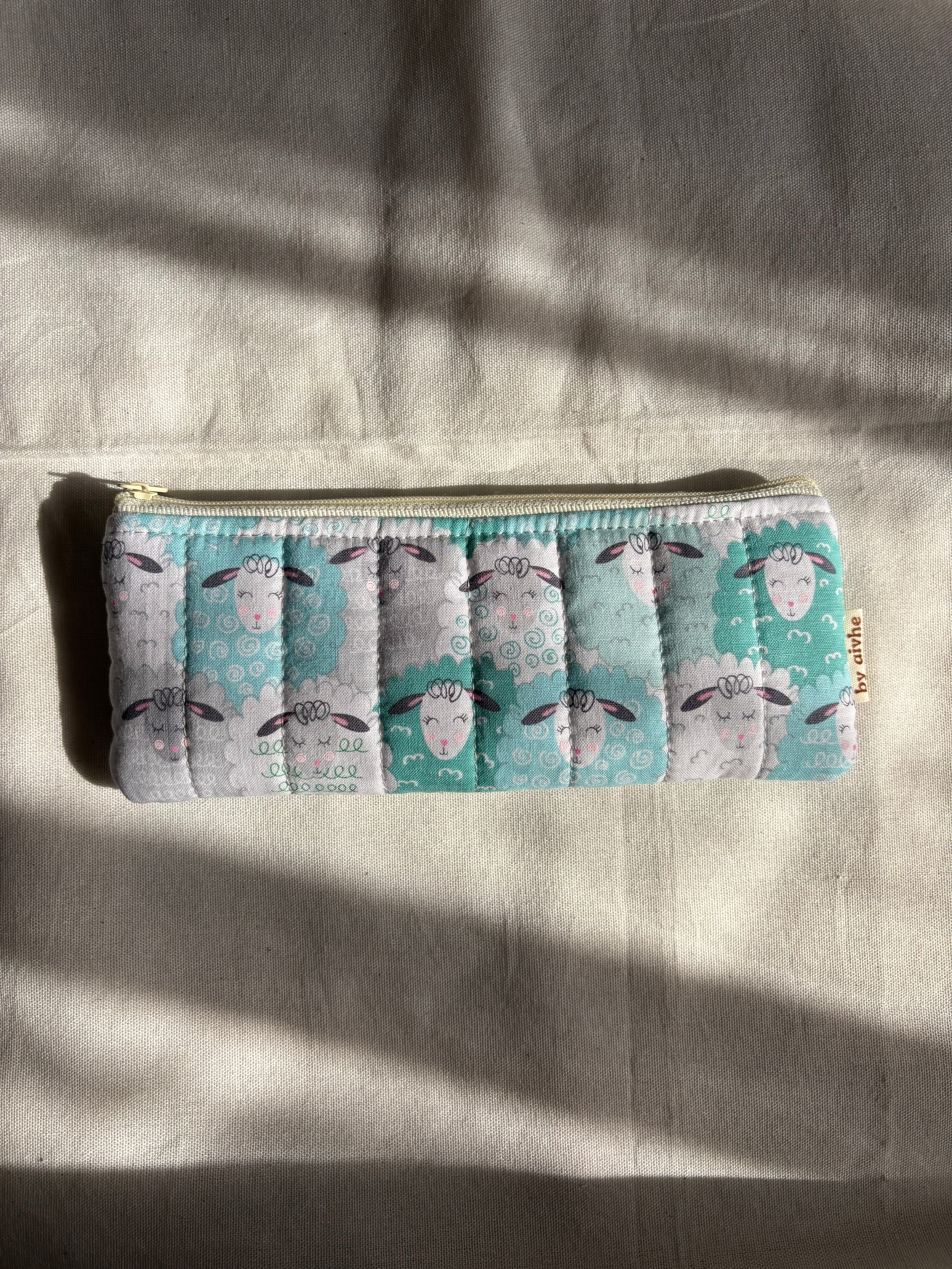 Sheeps Pencil & Glasses Case