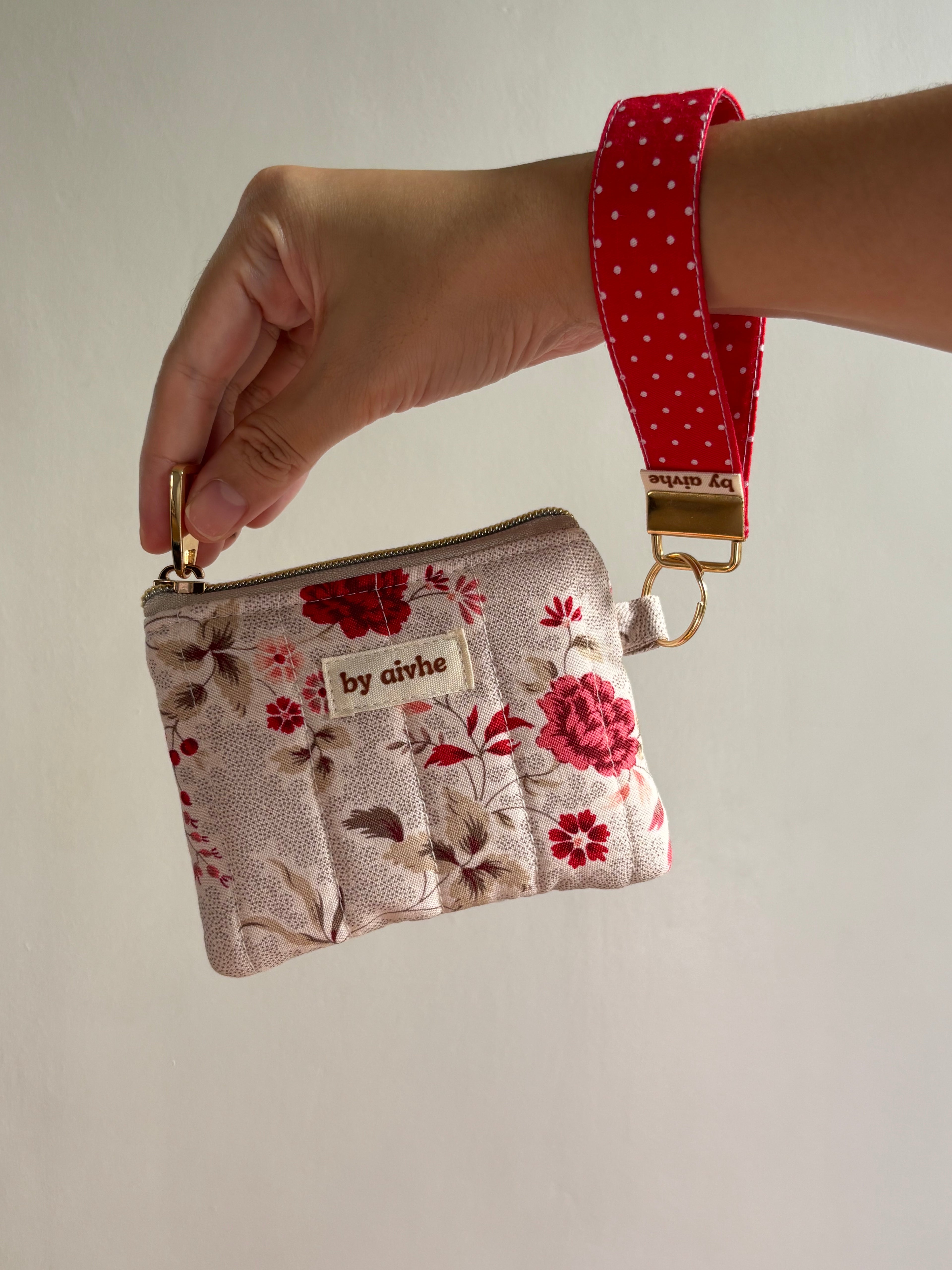 Floral Feb Keychain Wallet