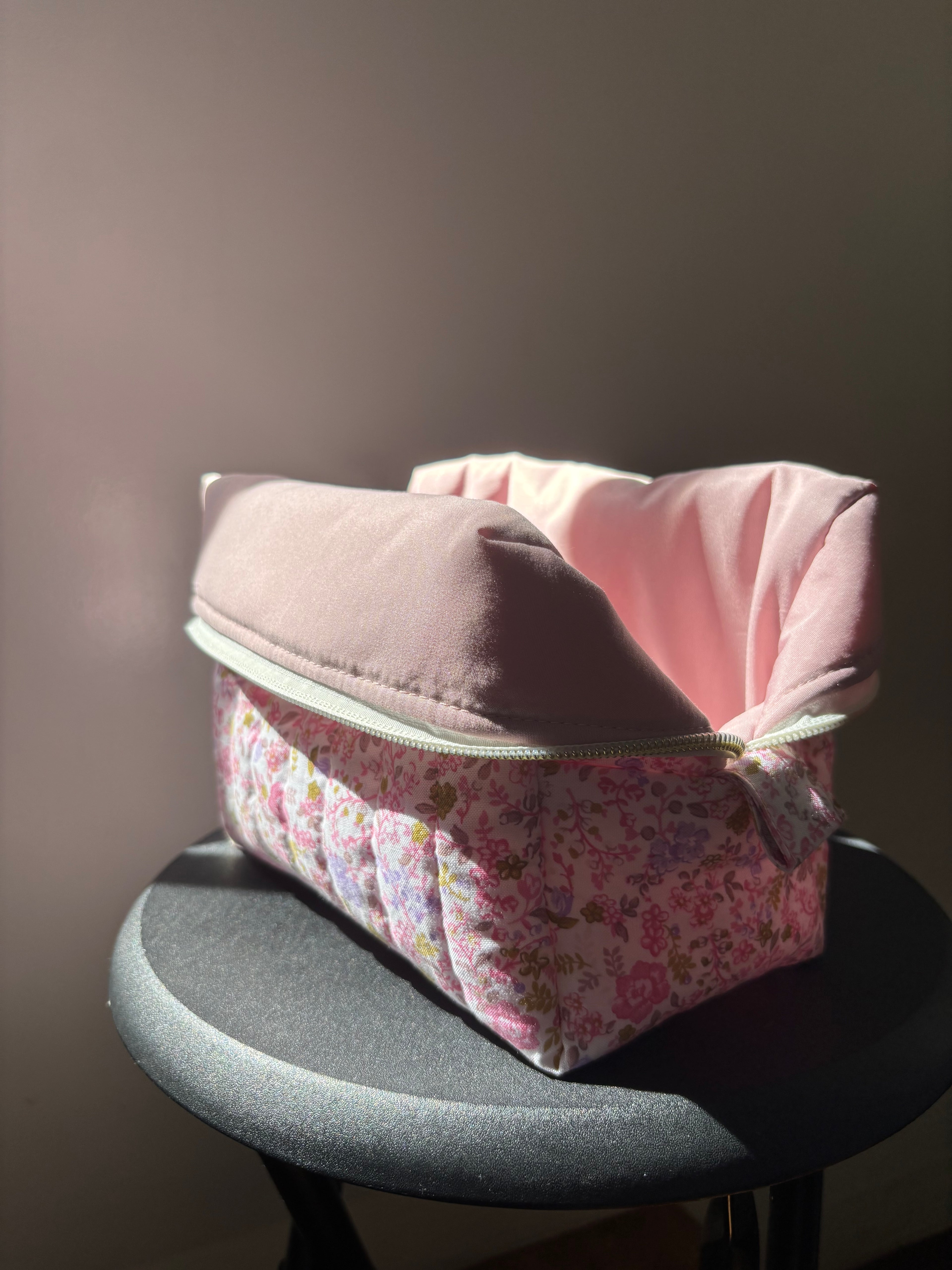 Pink Peony Toiletry/Makeup Bag