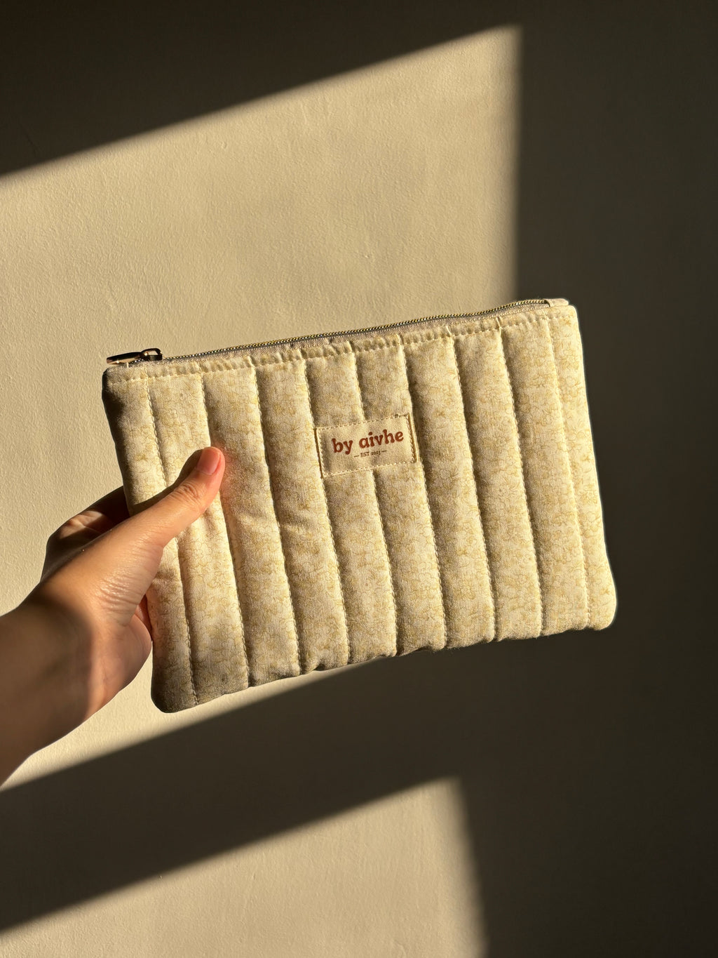 Fresh Grove Medium Quilted Pouch