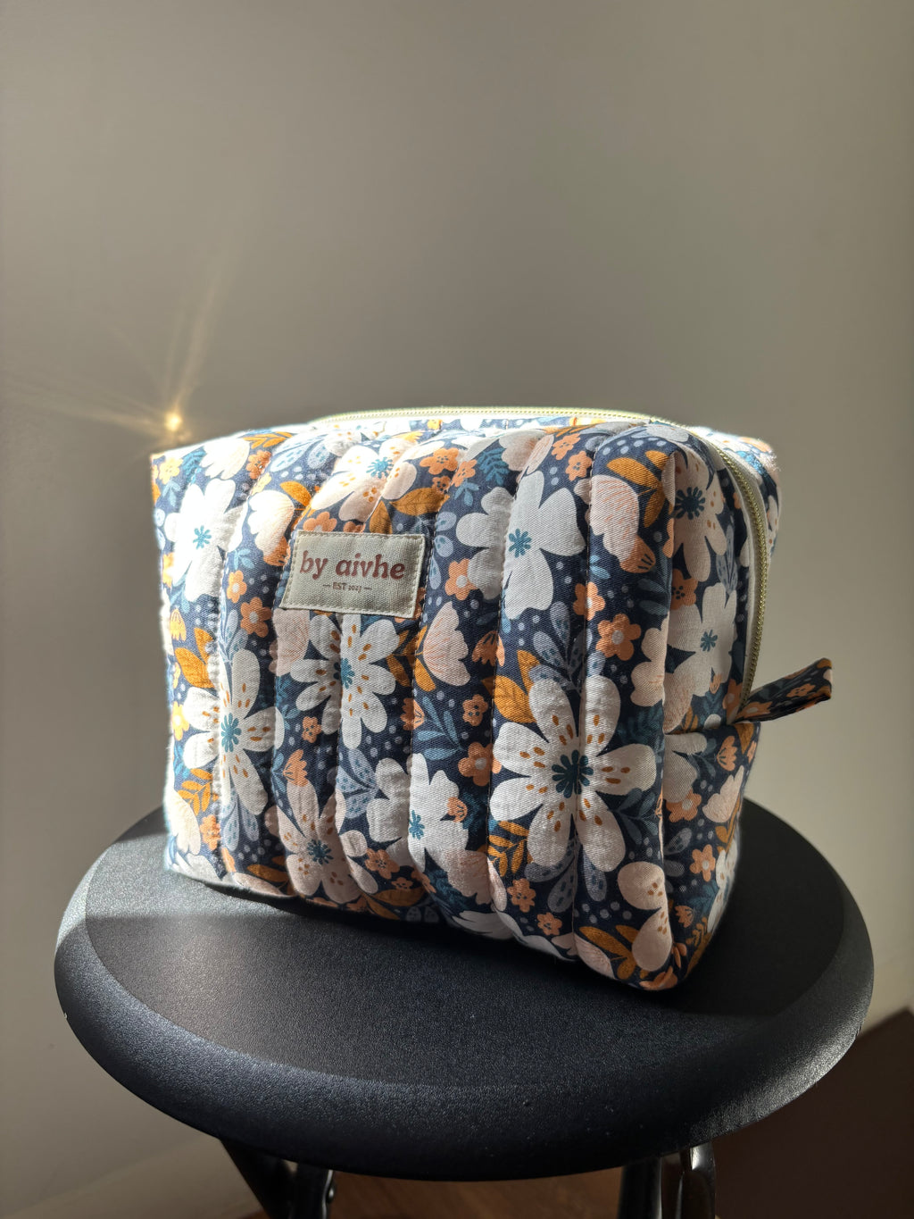 Midnight Bloom Toiletry/Makeup Bag