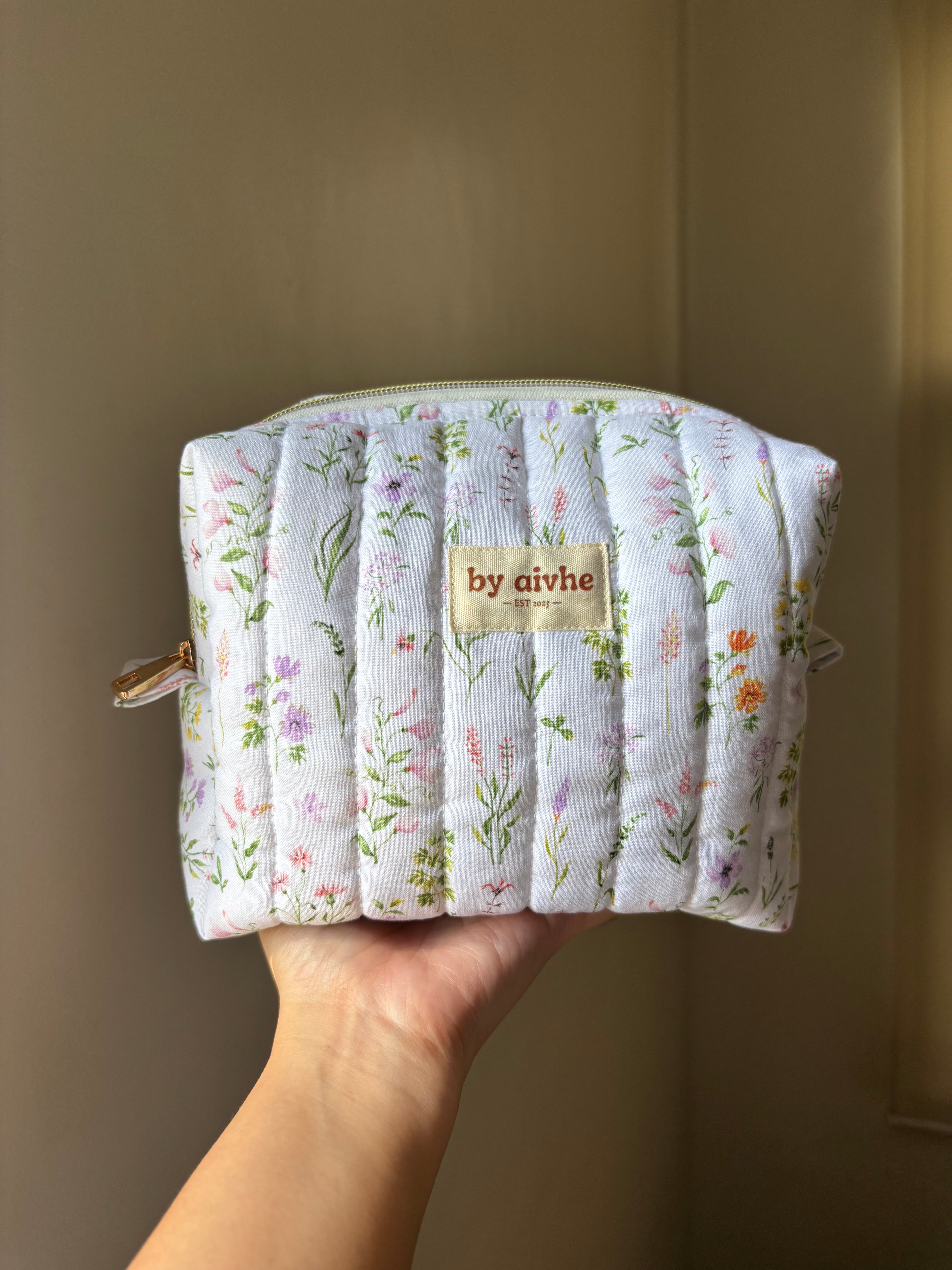 Wild Flower Toiletry/Makeup Bag