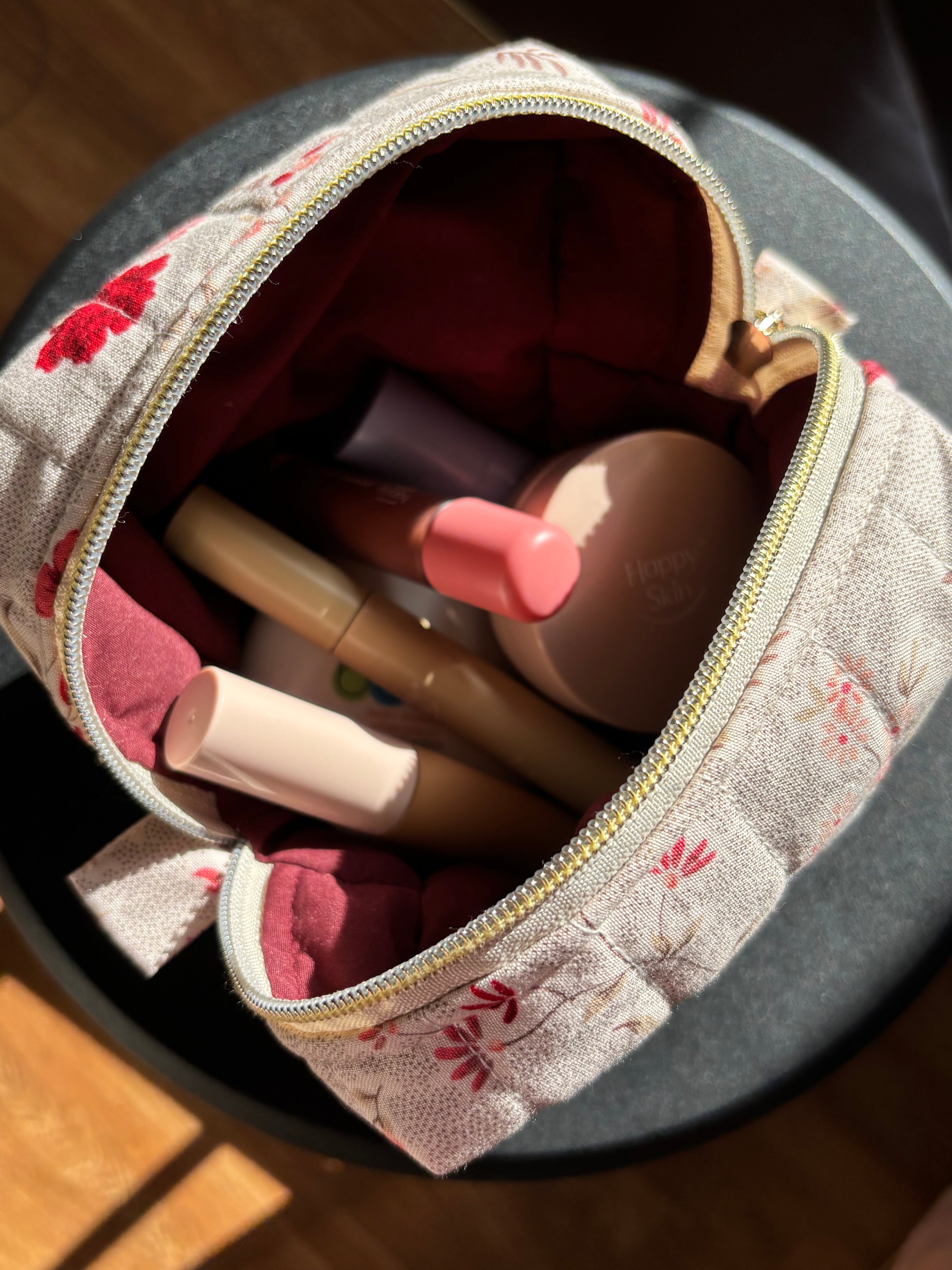 Floral Feb Toiletry Bag