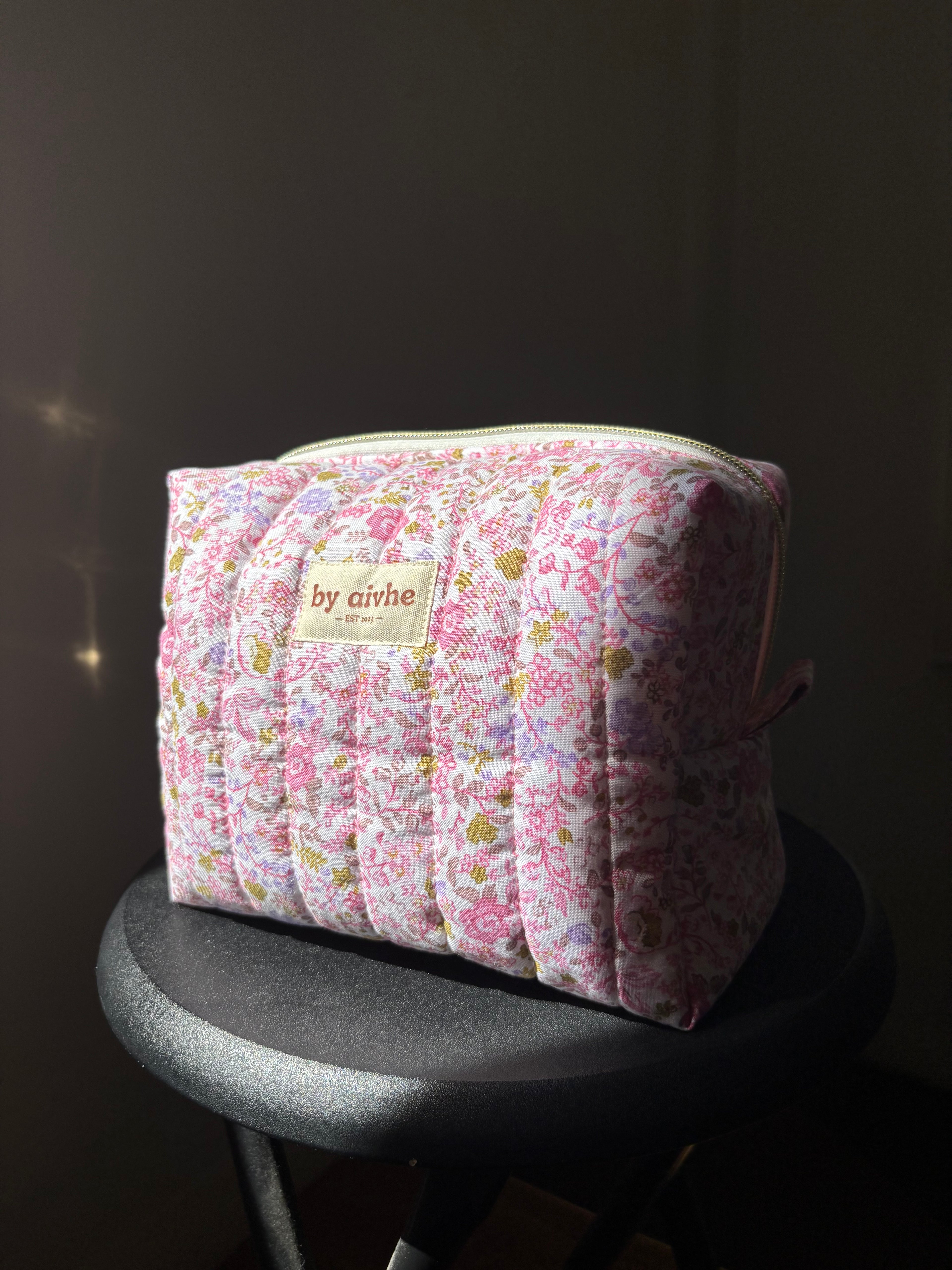 Pink Peony Toiletry/Makeup Bag