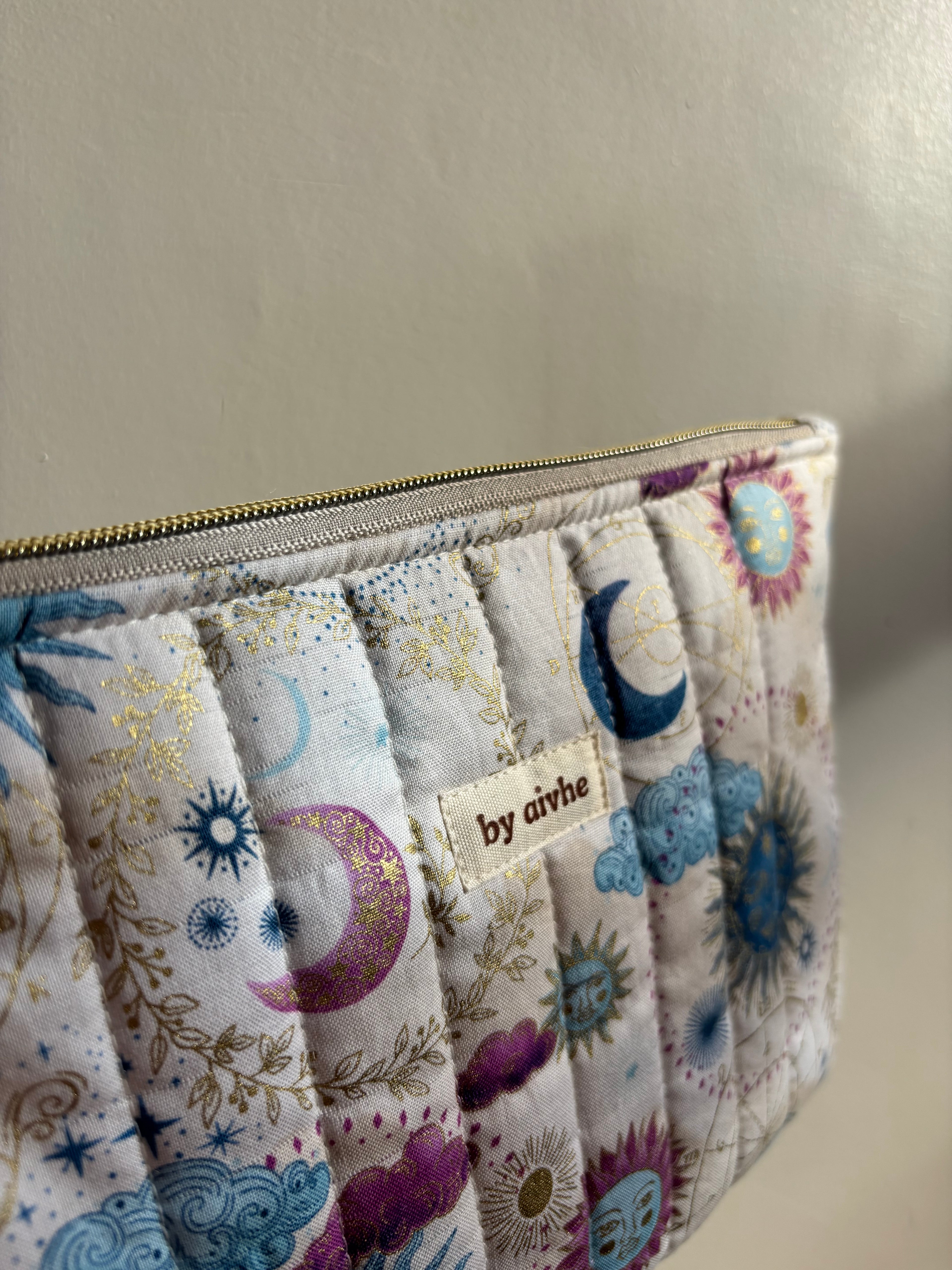 Luna Medium Quilted Pouch