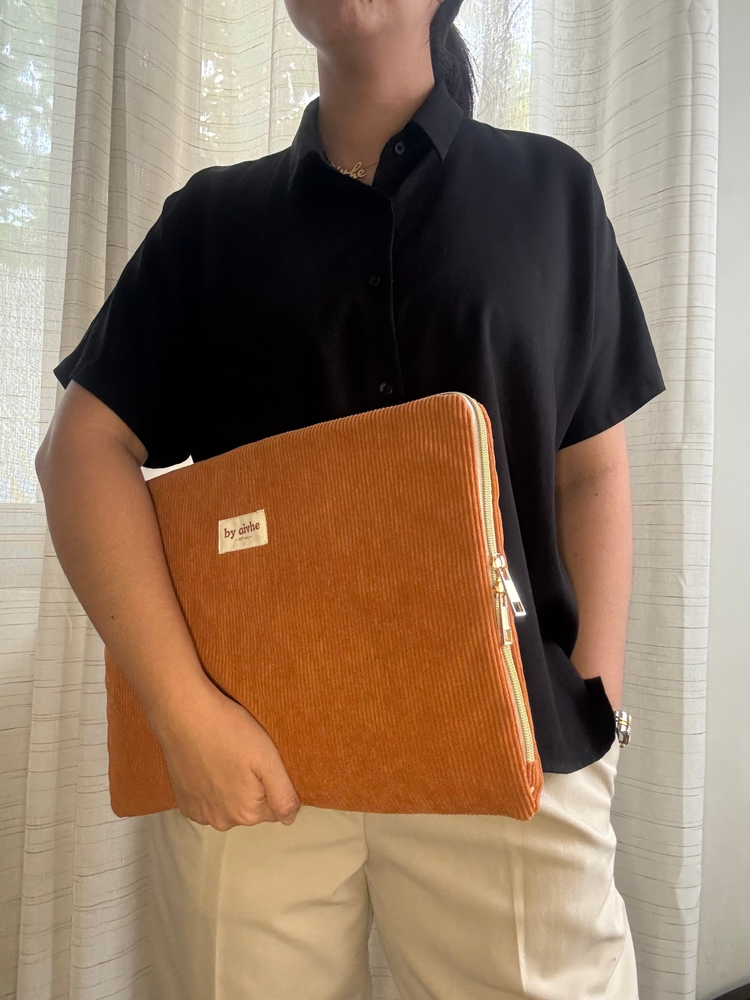 Ginger Orange Laptop Sleeve