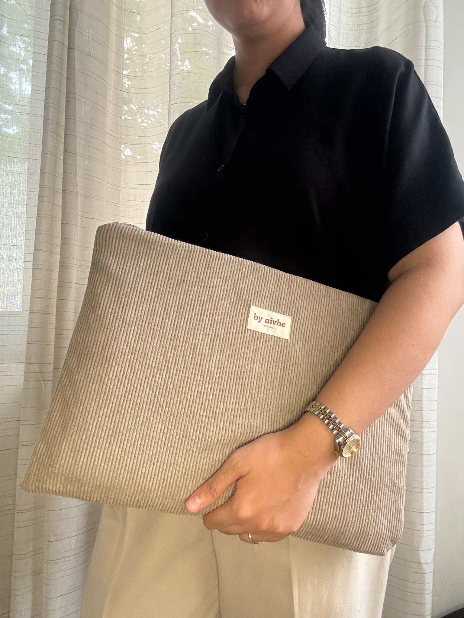 Taupe Laptop Sleeve